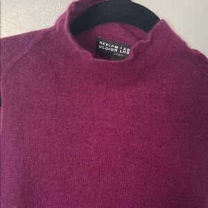 Sleeveless machenta cashmere Top